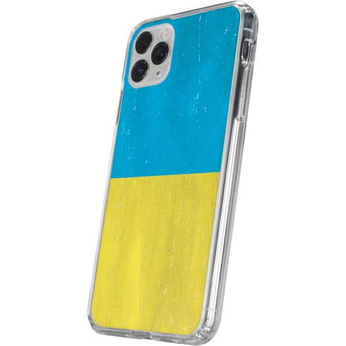 Ukraine Flag Distressed iPhone 11 Pro Clear Case